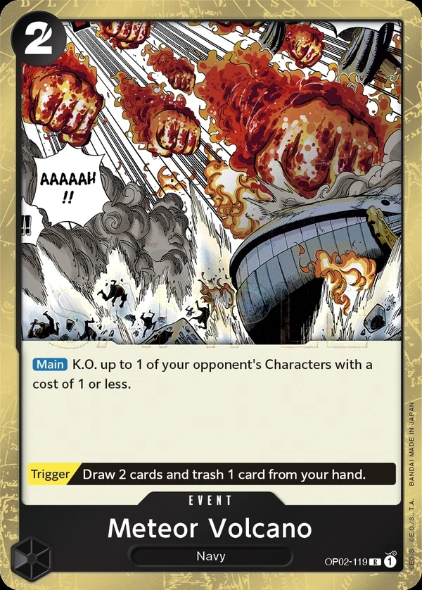Meteor Volcano (OP02-119) One Piece card