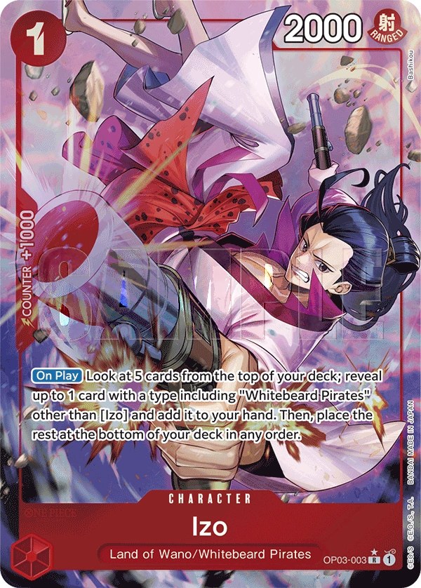 Izo (OP03-003_p6) Alt Art One Piece card