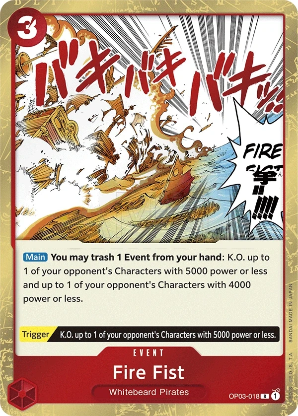Fire Fist (OP03-018) One Piece card