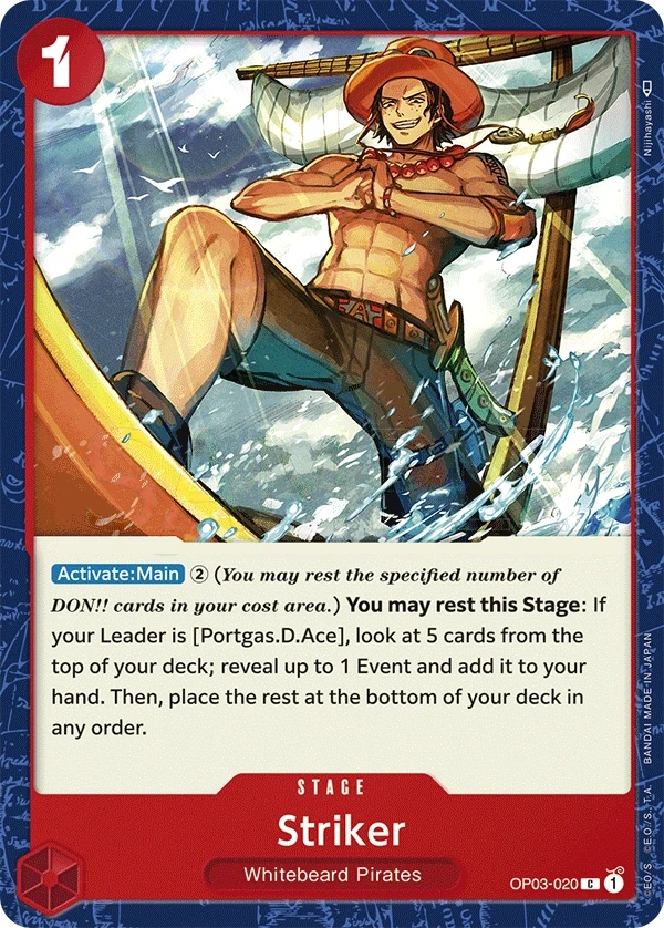 Striker (OP03-020) One Piece card