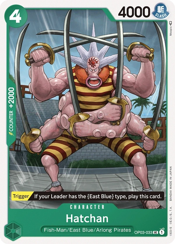 Hatchan (OP03-033) One Piece card