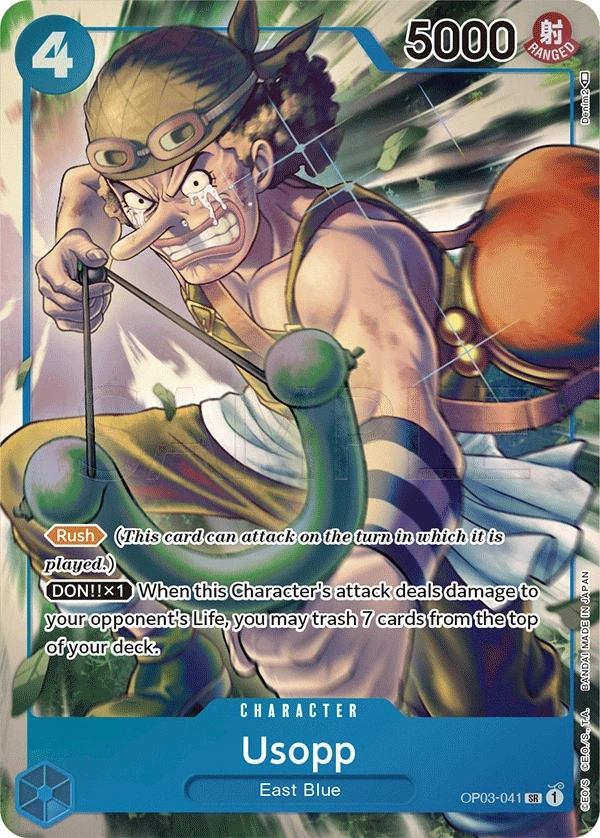 Usopp (OP03-041_p1) Alt Art One Piece card