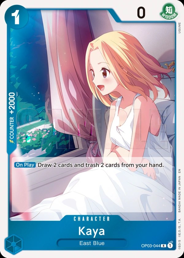 Kaya (OP03-044_r1) Reprint One Piece card