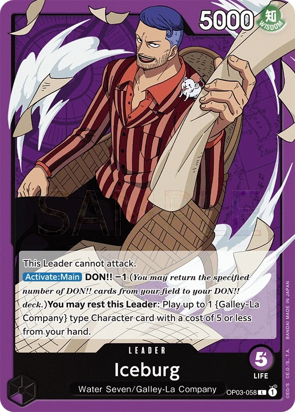 Iceburg (OP03-058) One Piece card