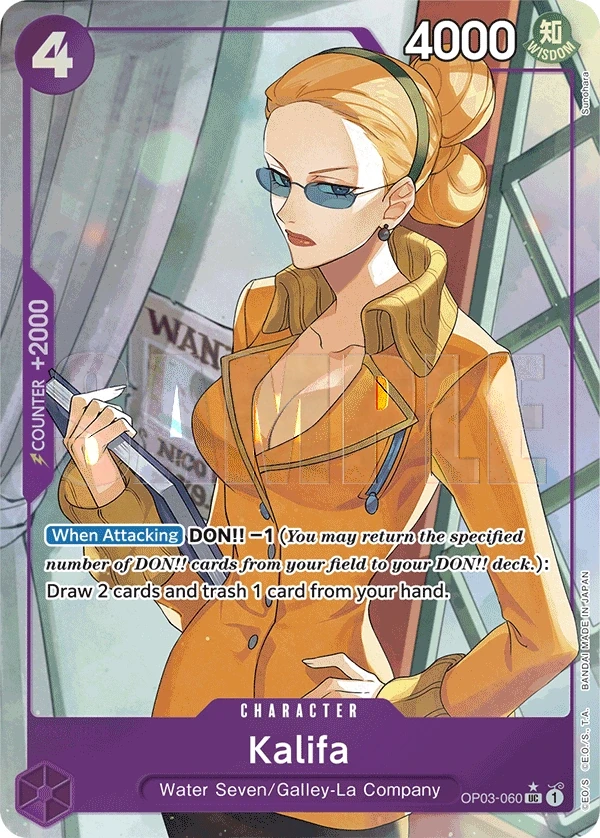 Kalifa (OP03-060_p3) Alt Art One Piece card