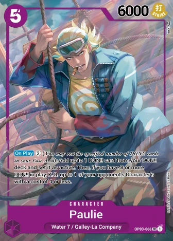 Paulie (OP03-066) One Piece card