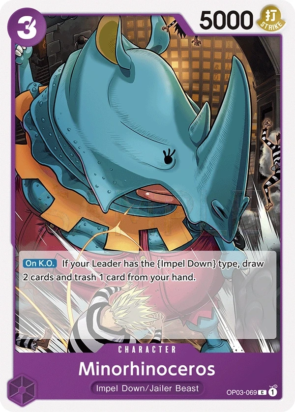 Minorhinoceros (OP03-069) One Piece card