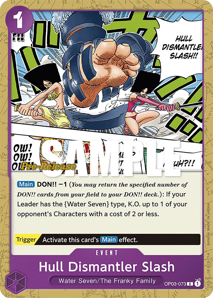 Hull Dismantler Slash (OP03-073) One Piece card