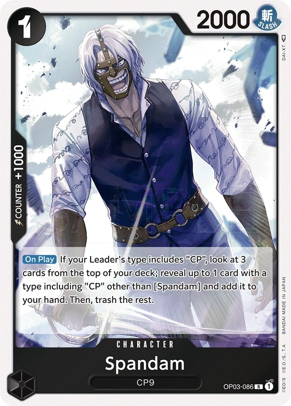 Spandam (OP03-086) One Piece card