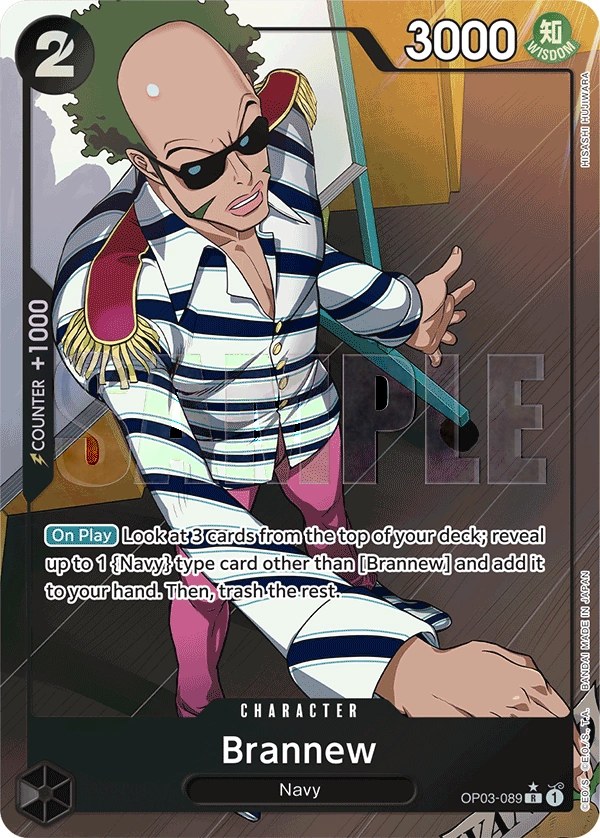 Brannew (OP03-089_p5) Alt Art One Piece card
