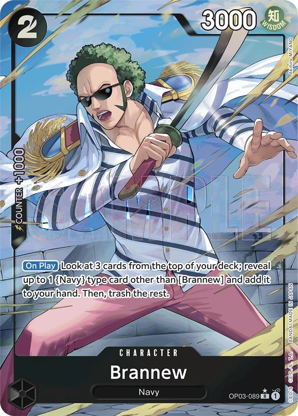 Brannew (OP03-089_p6) Alt Art One Piece card