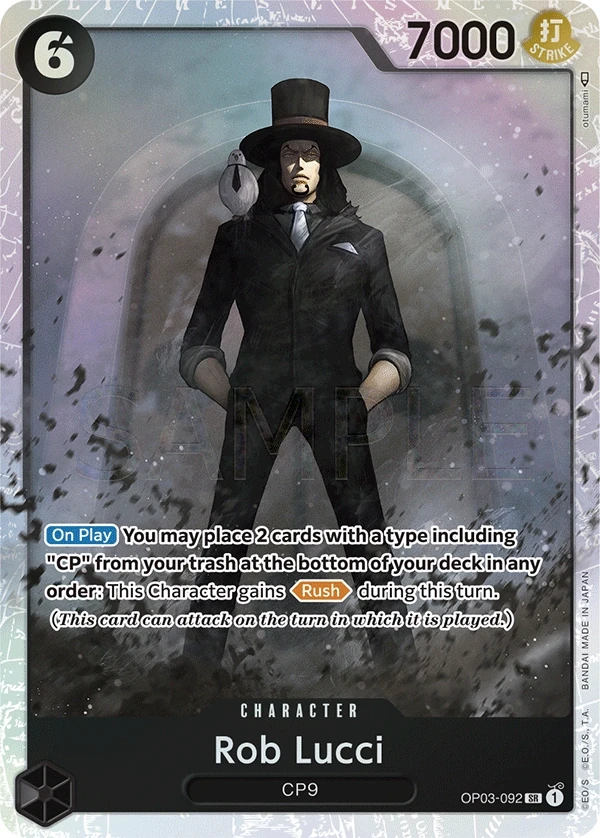 Rob Lucci (OP03-092) One Piece card