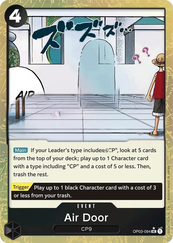 Air Door (OP03-094_p3) Alt Art One Piece card