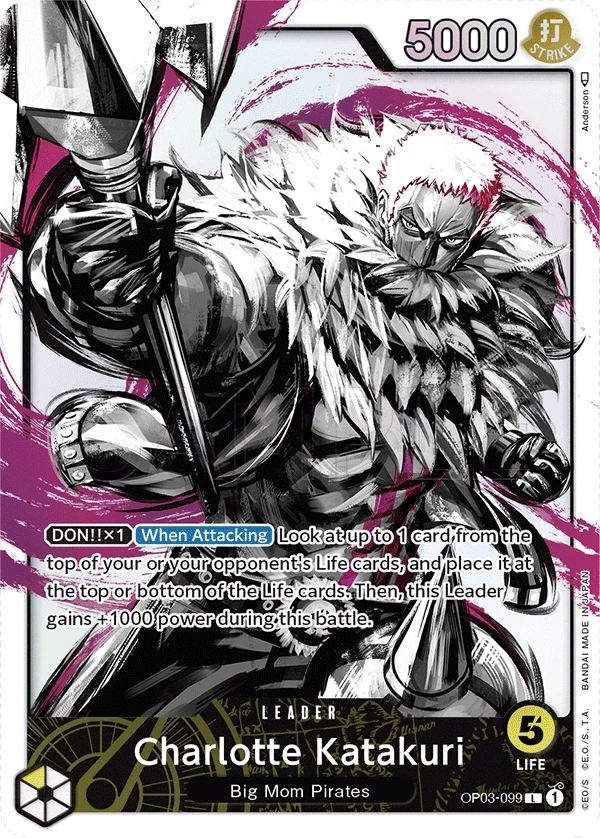Charlotte Katakuri (OP03-099_p1) Alt Art One Piece card