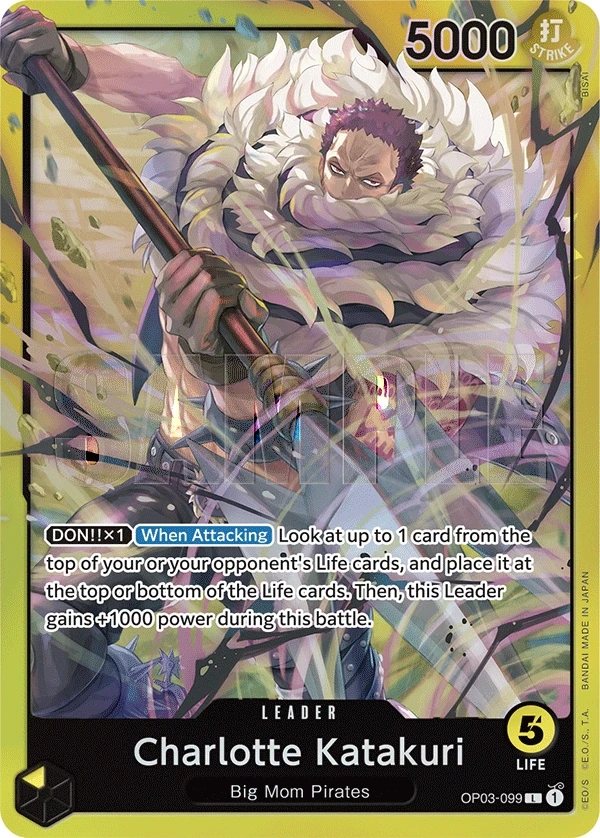 Charlotte Katakuri (OP03-099_p2) Alt Art One Piece card