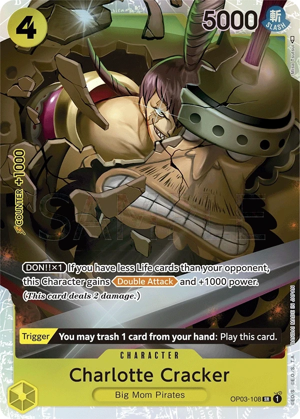 Charlotte Cracker (OP03-108) One Piece card