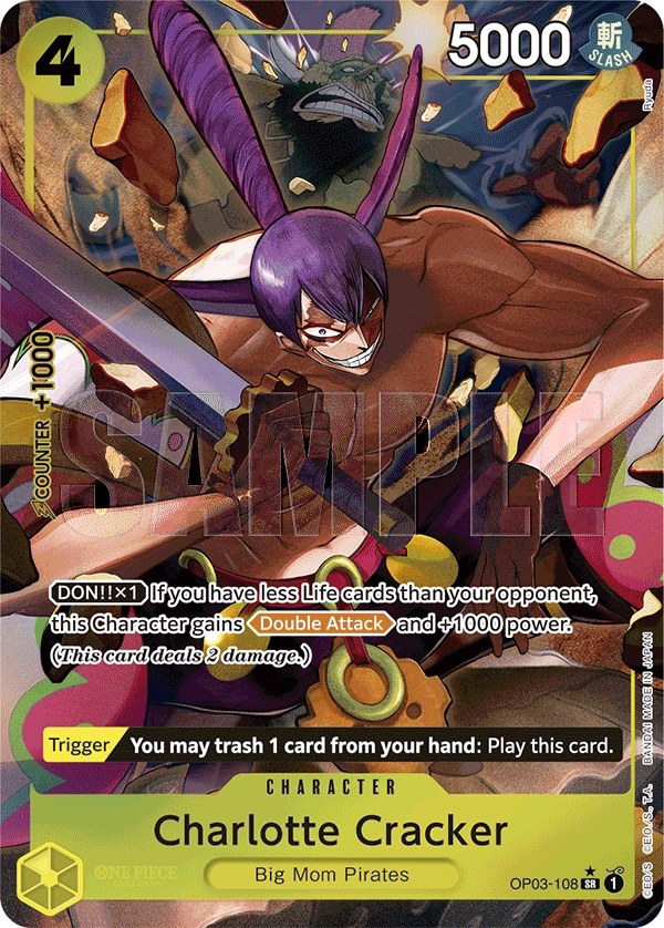 Charlotte Cracker (OP03-108_p3) Alt Art One Piece card