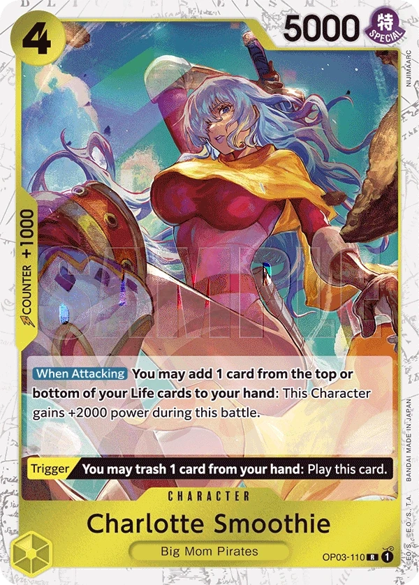 Charlotte Smoothie (OP03-110_p3) Alt Art One Piece card