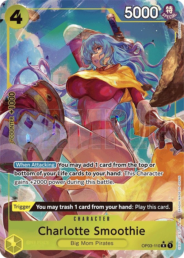Charlotte Smoothie (OP03-110_p4) Alt Art One Piece card
