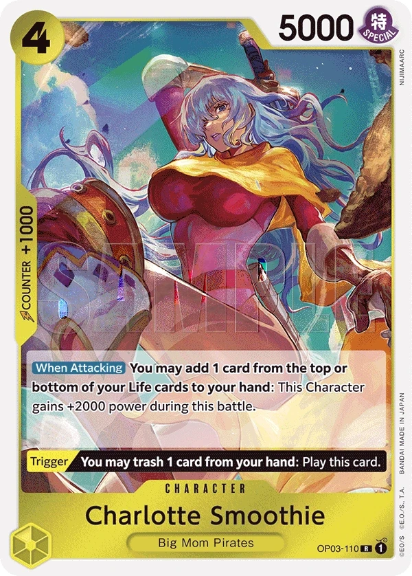 Charlotte Smoothie (OP03-110_r1) Reprint One Piece card