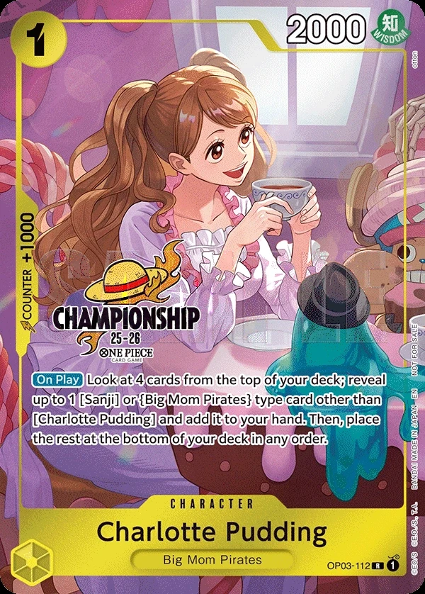 Charlotte Pudding (OP03-112_p6) Alt Art One Piece card