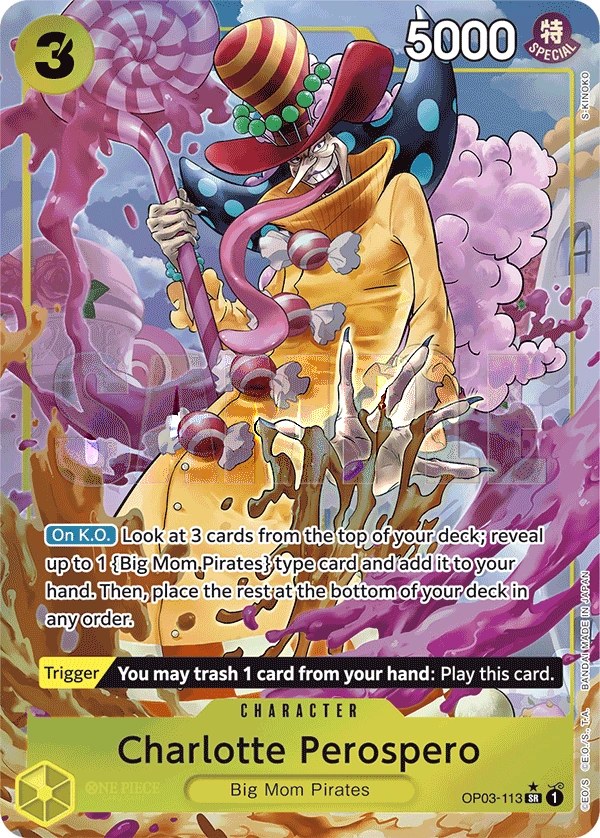 Charlotte Perospero (OP03-113_p3) Alt Art One Piece card