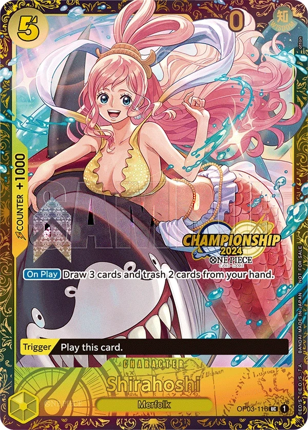 Shirahoshi (OP03-116_p2) Alt Art One Piece card
