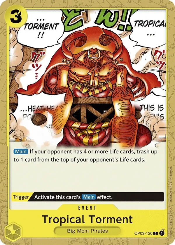 Tropical Torment (OP03-120) One Piece card
