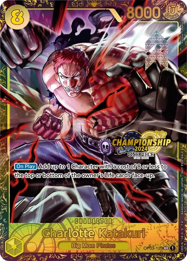 Charlotte Katakuri (OP03-123_p2) Alt Art One Piece card