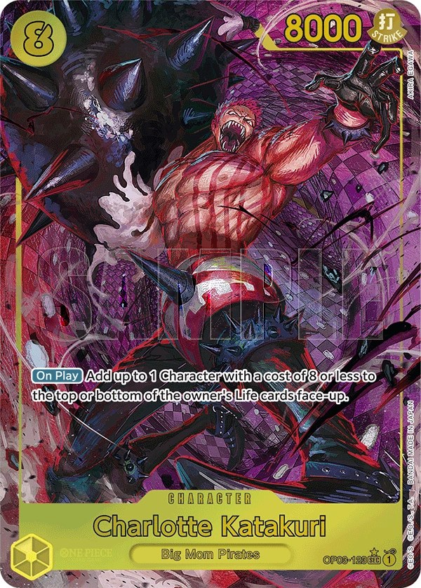 Charlotte Katakuri (OP03-123_p4) Alt Art One Piece card