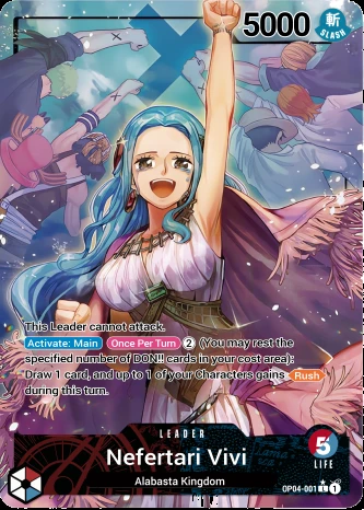 Nefeltari Vivi (OP04-001) One Piece card