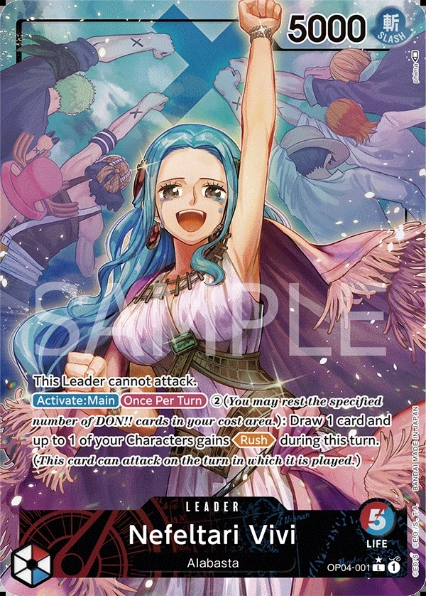Nefeltari Vivi (OP04-001_p1) Alt Art One Piece card
