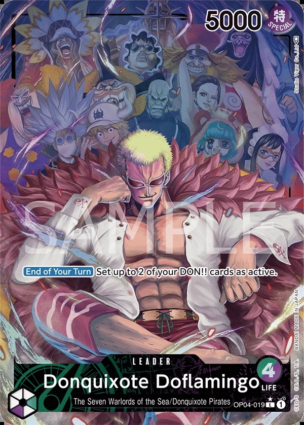 Donquixote Doflamingo (OP04-019_p1) Alt Art One Piece card