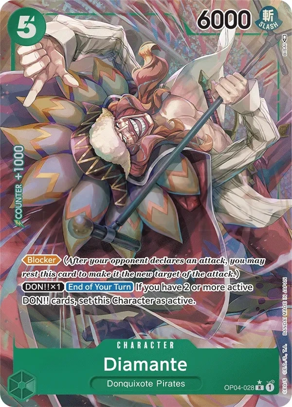 Diamante (OP04-028_p1) Alt Art One Piece card