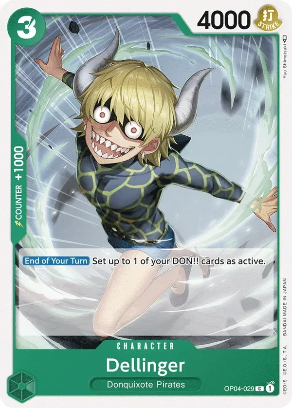 Dellinger (OP04-029) One Piece card