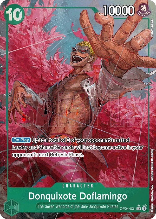 Donquixote Doflamingo (OP04-031_p3) Alt Art One Piece card