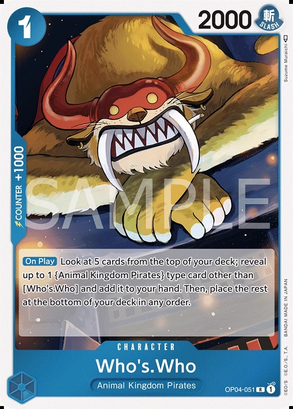 Who's.Who (OP04-051) One Piece card