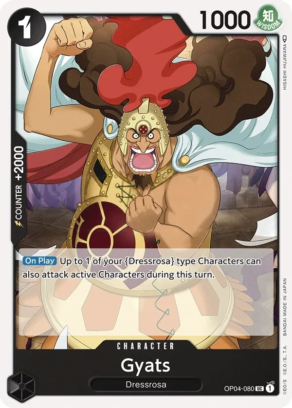 Gyats (OP04-080) One Piece card