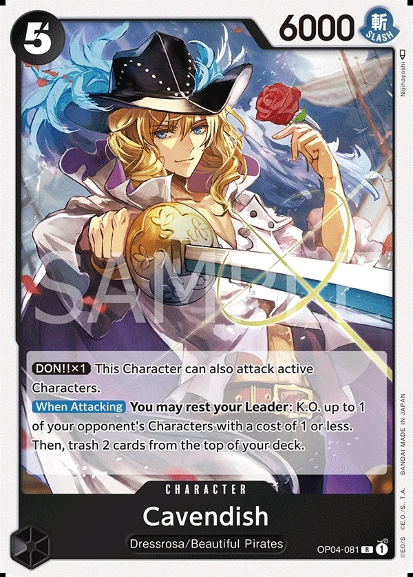Cavendish (OP04-081) One Piece card