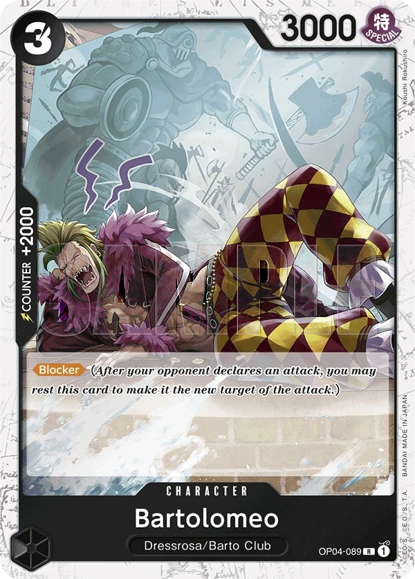 Bartolomeo (OP04-089_p2) Alt Art One Piece card