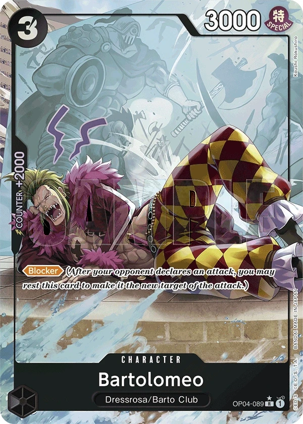 Bartolomeo (OP04-089_p3) Alt Art One Piece card