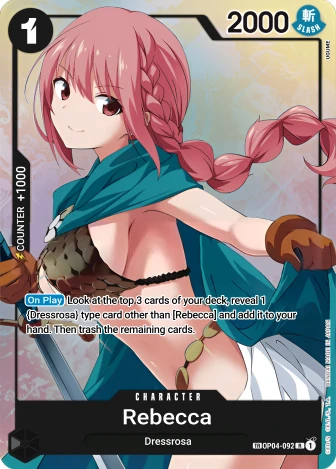 Rebecca (OP04-092) One Piece card