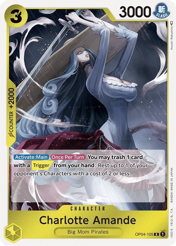 Charlotte Amande (OP04-105) One Piece card