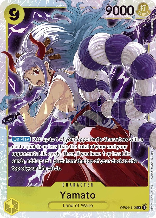 Yamato (OP04-112_r1) Reprint One Piece card
