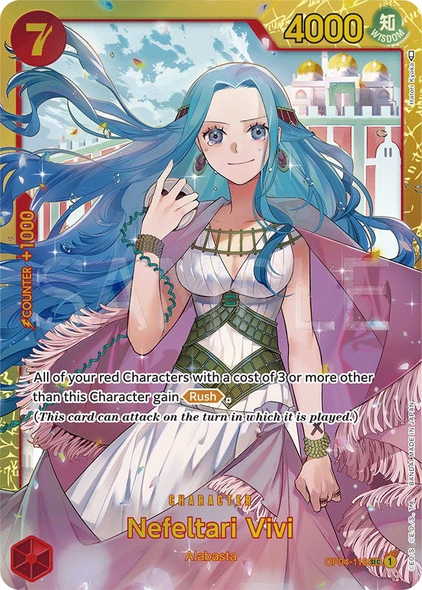 Nefeltari Vivi (OP04-118) One Piece card