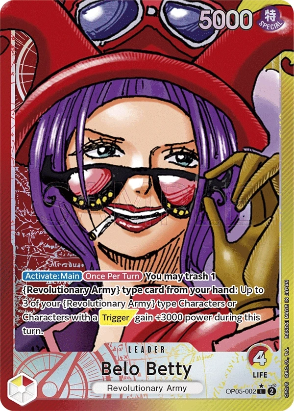 Belo Betty (OP05-002_p1) Alt Art One Piece card