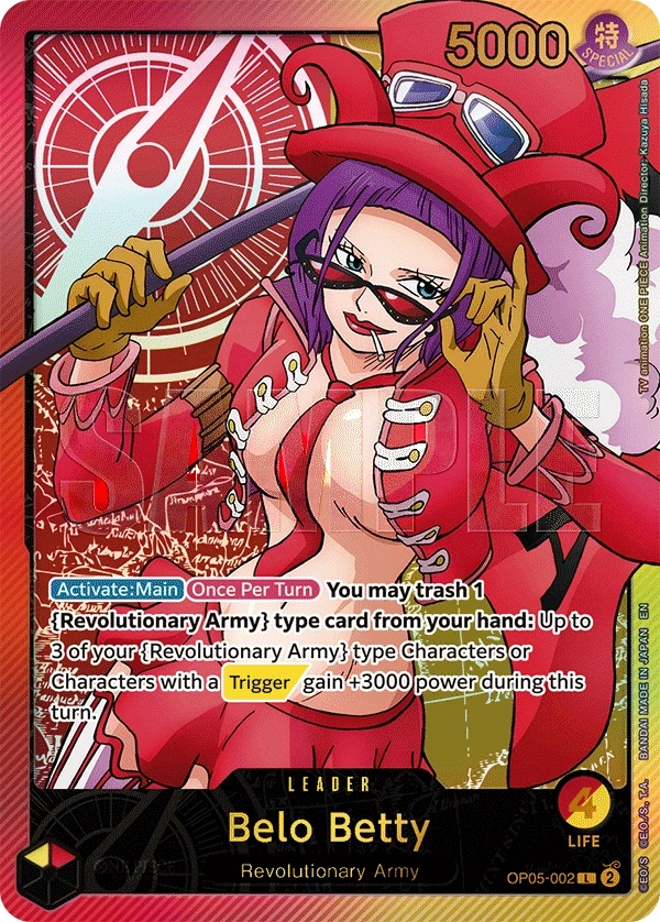 Belo Betty (OP05-002_p2) Alt Art One Piece card