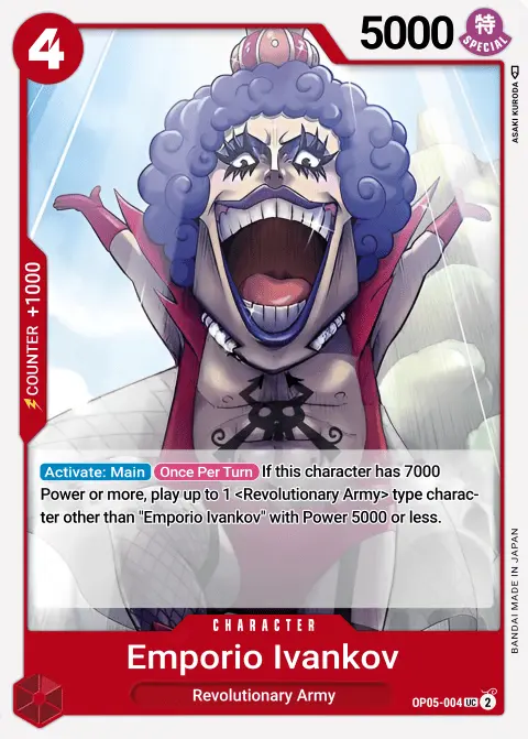 Emporio.Ivankov (OP05-004) One Piece card