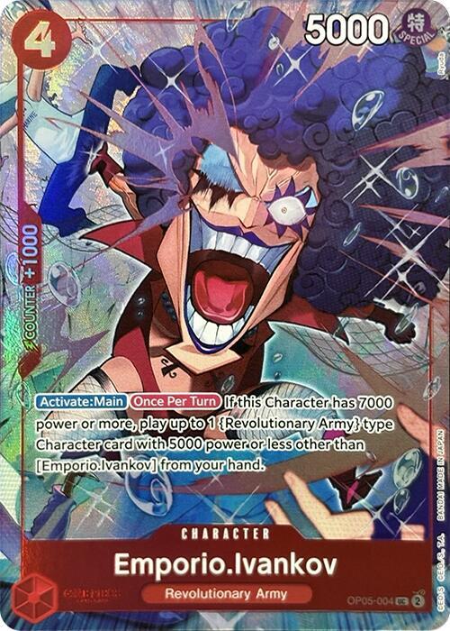Emporio.Ivankov (OP05-004_p2) Alt Art One Piece card