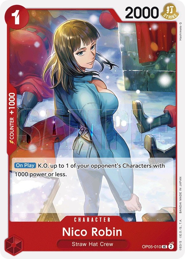 Nico Robin (OP05-010_r1) Reprint One Piece card